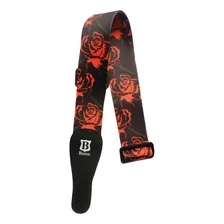 Correia Basso Poliester Rosas Vermelhas Black Friday Foto mini 4