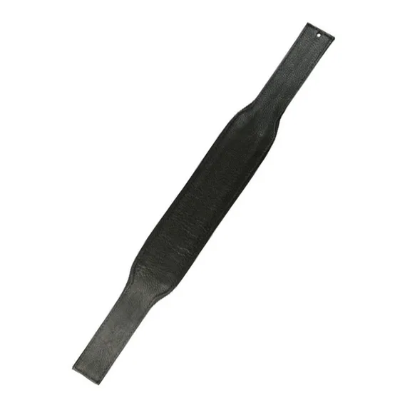 Correia Basso Vaqueta Couro Black Preto P/ Acordeon Foto 1