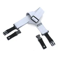 Correia Couro LegĂtimo P/baixo/guitarra/violĂŁo Engate Rápido Cor Branco Couro LegĂtimo Branco Foto mini 1