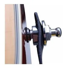 Correia Guitarra Basso Amarela Sf-355 + Strap Lock Dourado Foto mini 3