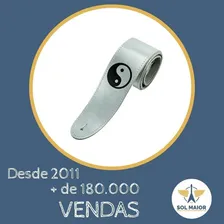 Correia Guitarra Silver Leather - Yin Yang 25sle01 Foto mini  2