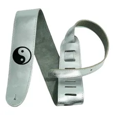Correia Guitarra Silver Leather - Yin Yang 25sle01 Foto mini  3