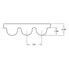 Correia Para Cnc Router De Corte A Laser Htd-3m 15mm 380v Foto mini 4