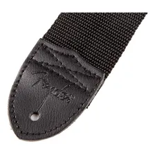 Correia Para Guitarra Violão Fender Nylon Preta/amarela Foto mini  2