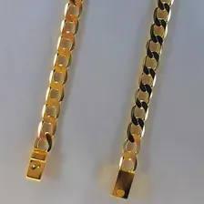 Corrente Banhada A Ouro 18k Groumet Foto mini 2