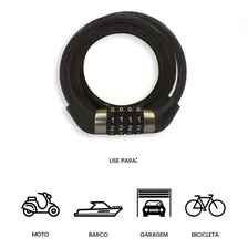 Corrente Cadeado Segurança Bicicleta Western C/senha Segredo Foto mini 4