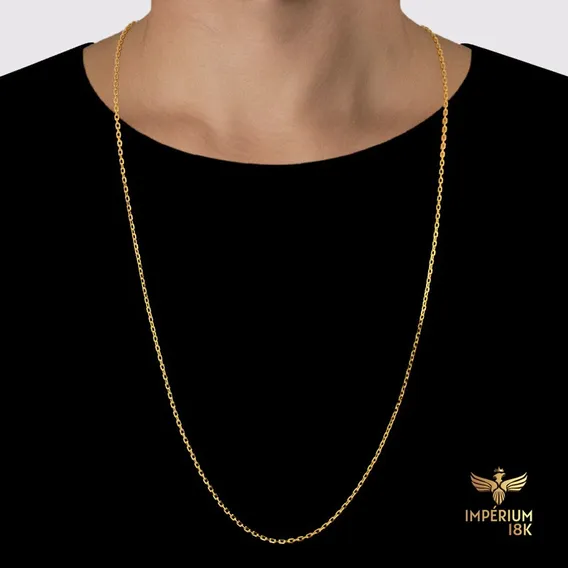 Corrente Cartier Banhada A Ouro 18k Fecho Tradicional Foto 1
