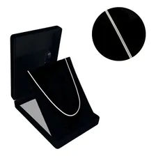 Corrente Colar Prata Italiana 925 Rabo De Rato 45cm Cor Prateado Foto mini 1