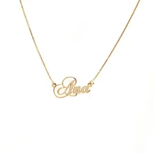 Corrente Com Nome Personalizado - Ana Cor Dourado Foto  mini 1