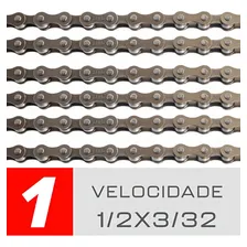 Corrente Comum Tec Grossa Bicicleta Aro 20 Sem Marcha Foto mini 4