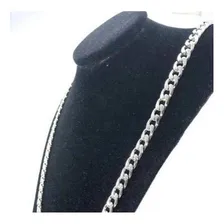 Corrente E Pulseira Cordão 70cm Aço Cirúrgico Masculino Elo Foto mini  3