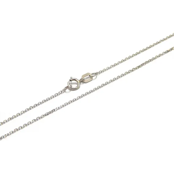 Corrente Feminina Cartier Em Ouro Branco 18k 45cm Foto 1
