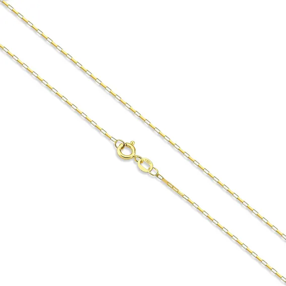 Corrente Feminina Choker Ouro 18k Tijolinho 45cm Foto 1