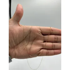 Corrente Feminina Choker Ouro 18k Tijolinho 45cm Foto mini 2