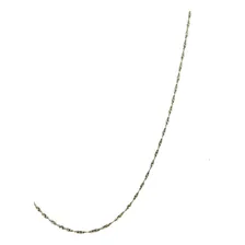 Corrente Feminina Prata 925 Singapura Torcidinha 45cm Foto mini 1