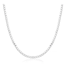 Corrente Grumet Italiana Prata 925 Maciça 60cm 3mm Masculina Foto mini 3