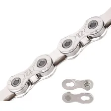 Corrente Kmc 12v 126 Elos X12 Silver Bicicleta Mtb Foto mini 2