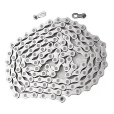 Corrente Kmc 12v 126 Elos X12 Silver Bicicleta Mtb Foto mini 4
