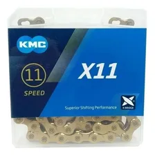 Corrente Kmc Ti Dourada X11 11v 118 Elos Comp/ Sram Shimano Foto mini 2