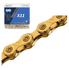 Corrente Kmc Ti Dourada X11 11v 118 Elos Comp/ Sram Shimano Foto mini 1