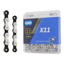 Corrente Kmc X11 Prata 11v 116 Links Compativel Shimano Sram Foto mini 1