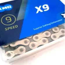 Corrente Kmc X9 Silver Prata 116l 9v Shimano Sram Mtb Speed Foto mini 3