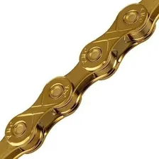 Corrente Kmc X9 Ti-n Gold Dourado 116l 9v Shimano Sram Mtb Foto mini 2