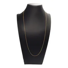 Corrente Maciça Masculina Grumet 0,90mm 60cm Em Ouro 18k Cor Amarelo Foto mini 4