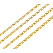 Corrente Maciça Masculina Grumet 0,90mm 60cm Em Ouro 18k Cor Amarelo Foto mini 1