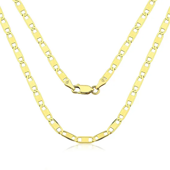 Corrente Masculina De Ouro 18k Grossa 5mm 23 Gramas De Ouro Cor Amarelo Foto 1