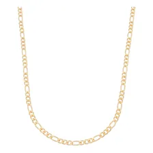 Corrente Masculina Dourada Banhado Ouro 18k Elo 3x1 Foto mini 1
