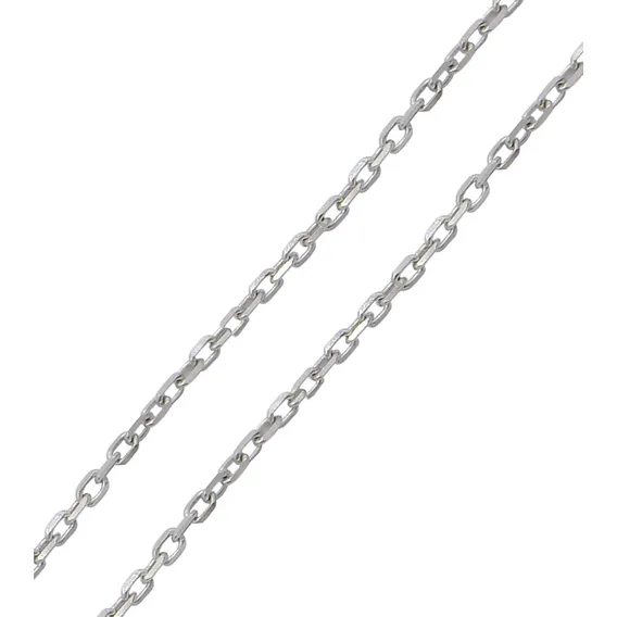 Corrente Masculina Maciça Cartier 60cm Em Ouro Branco 18k Foto 1