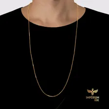 Corrente Masculina Veneziana Banhada Ouro 18k Foto mini 1