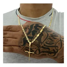 Corrente Moeda Antiga Banhada Ouro 24k Não Descascar Top Cor Dourado Foto mini 1