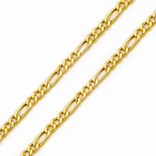 Corrente Ouro 18k Masculina 3mm 4g 60cm Cor Amarelo Foto  mini 1