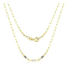 Corrente Ouro 18k Masculina Tijolinho Cartie 60cm 3,5mm 2.8g Cor Amarelo Foto mini 1