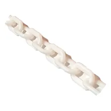 Corrente Plastica Elo Grande Sinalização Calha Branca 10m Cor Branco Foto mini 1