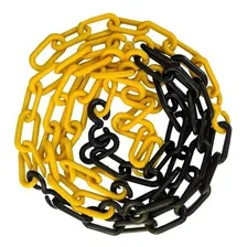 Corrente Plástica Para Calha De Chuva Elo Grande Cx 15 Mts Cor Zebrada (Amarelo/Preto) Foto mini 3