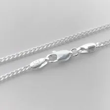 Corrente Prata 925 Cordão Masculino 60cm 7mm Grossa Grumet Foto mini 4