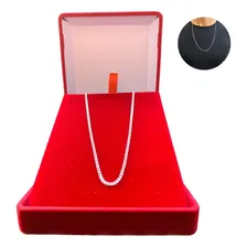 Corrente Prata 925 Masculina Cordão Fina 2mm Legítima Foto mini 1