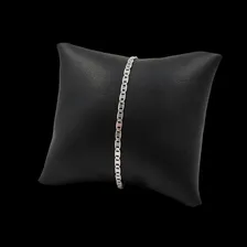 Corrente Prata 925 Masculina Legítima + Pulseira E Pingente Cor Prateado Foto mini 3