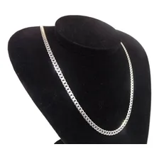 Corrente Prata 925 Masculino Grumet 60cm 5mm Italiana Foto mini 2