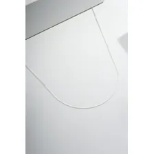 Corrente Prata Maciça 925 Veneziana 80cm Cor Prateado Foto mini 2