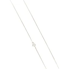 Corrente Prata Maciça 925 Veneziana Fina 70 Cm Cor Prateado Foto mini 2