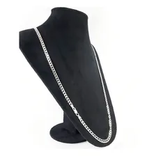 Corrente Prata Masculina 70x5 Mm 20 G Prata 925 Foto mini 1