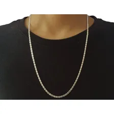 Corrente Prata Piastrine Latinha Colar 70 Cm Prata Legitima Cor Prateado Foto  mini 1