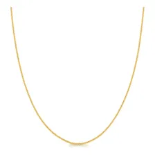 Corrente Rabo De Raposa Fina Ouro 18k 60cm Cor Amarelo Foto  mini 1
