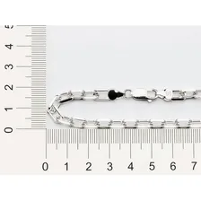 Corrente Rommanel Prata 925 Masculina 60cm Cadeado Batido Foto mini  3