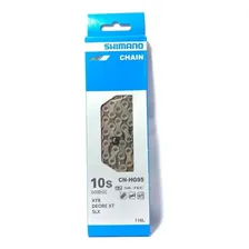 Corrente Shimano Deore Xt Hg95 10v Hgx Mtb 280g Foto mini 1