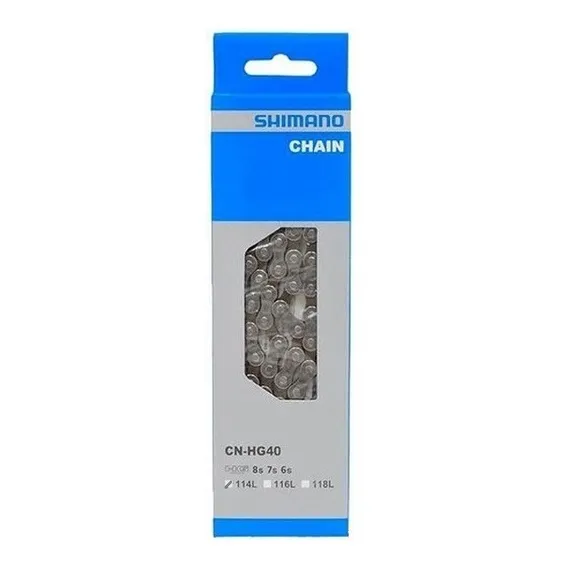 Corrente Shimano Hg40 Para 6v 7v E 8v Mtb Hg 40 Foto 1